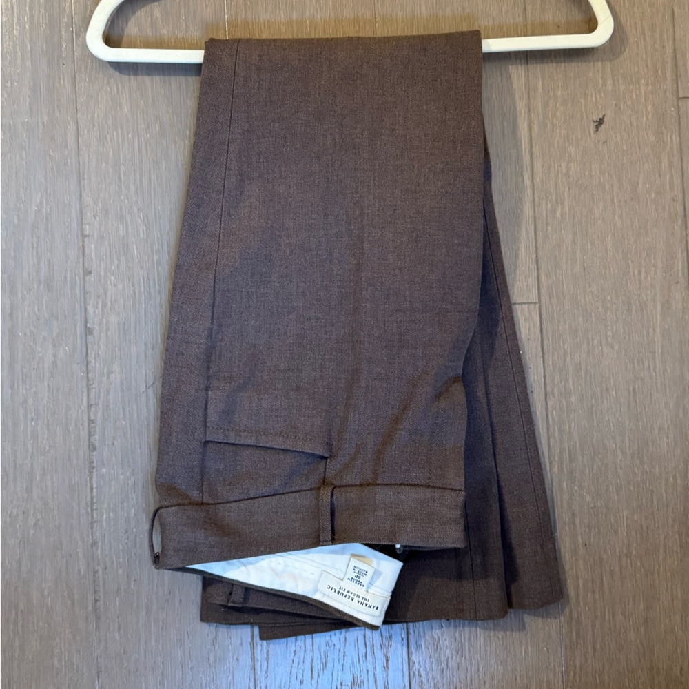 Banana Republic Brown Sloan Trouser 8Petite
